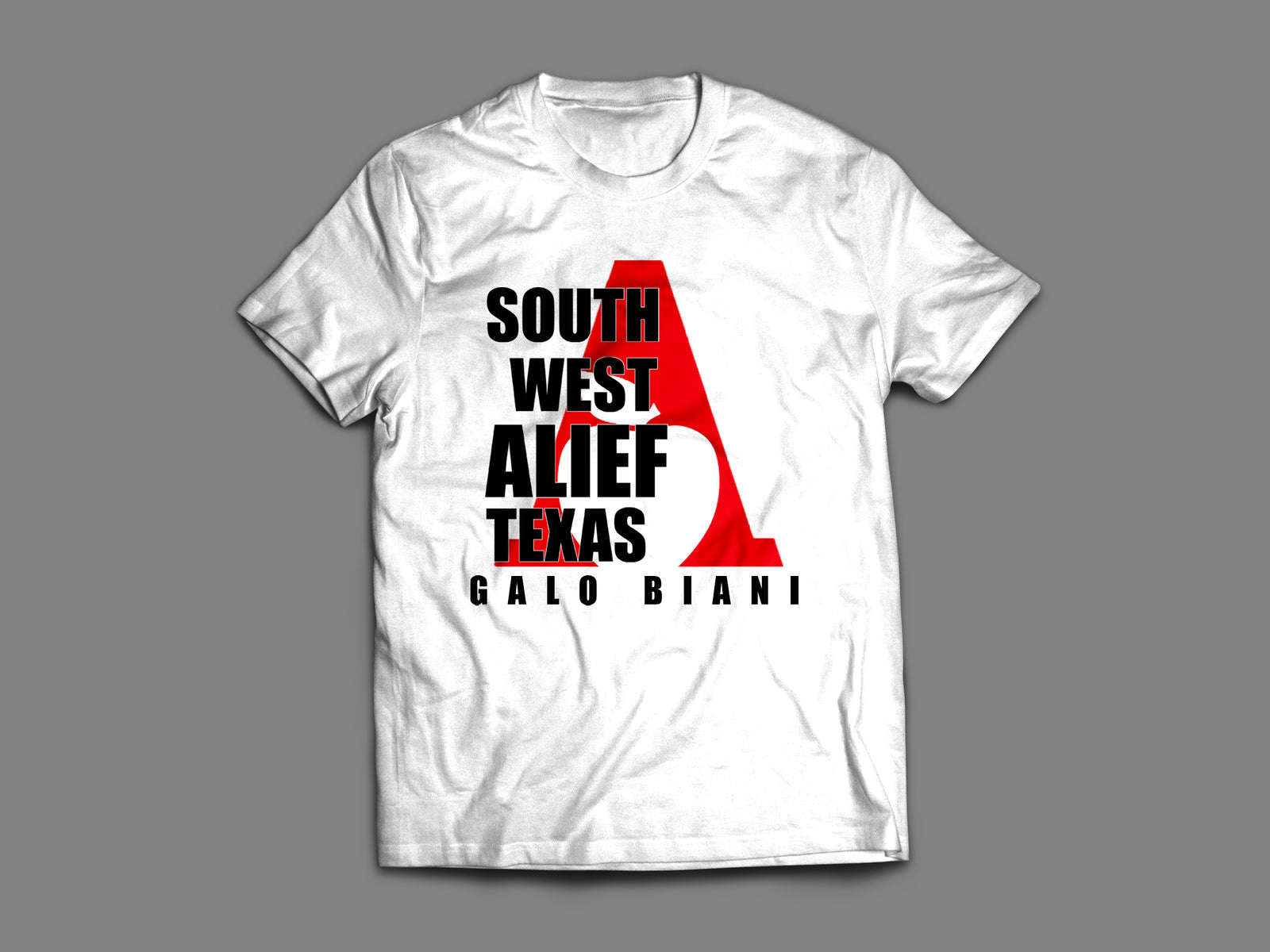 SouthWest Alief Texas Tee white
